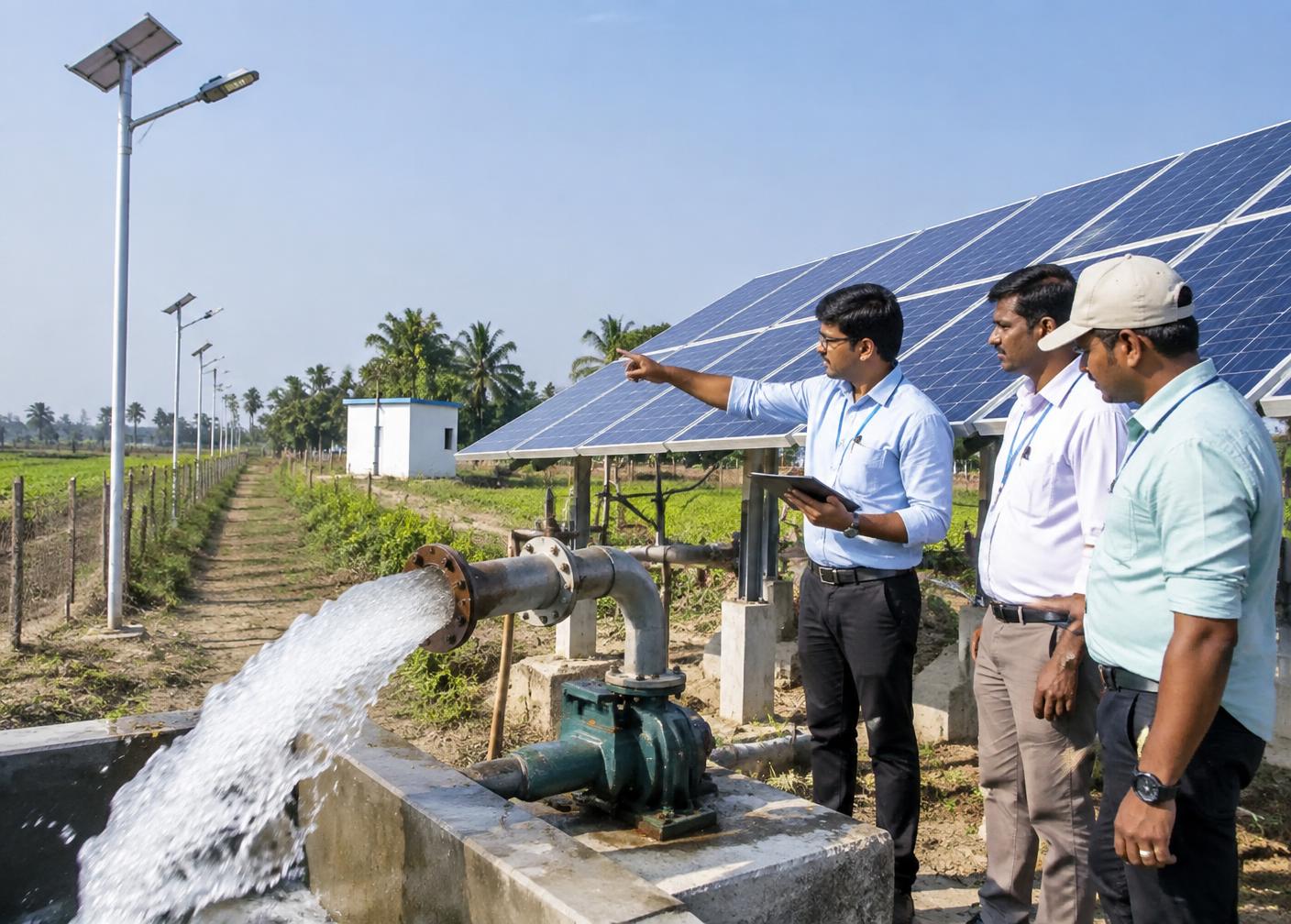Representative project image for Solar Street Light Projects